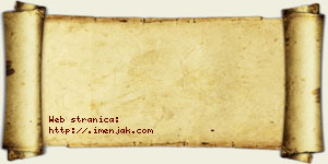 Jagoda Kaić vizit kartica